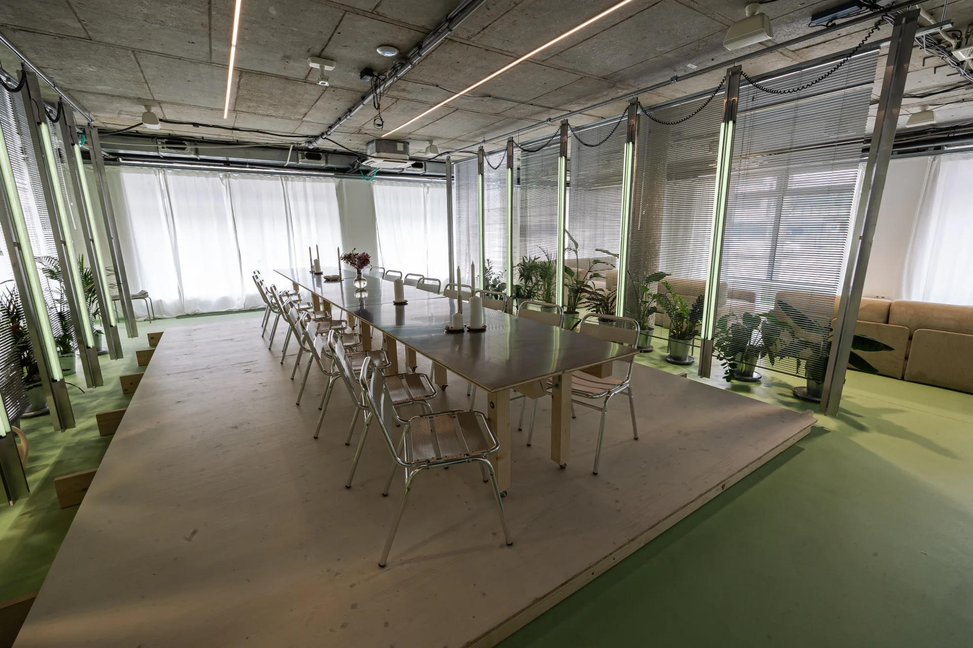 Studio v meste: a modular event space in the centre of Bratislava designed for creative concepts
